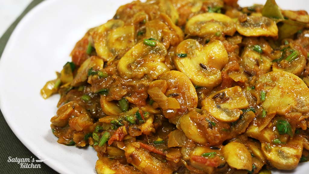 Spicy Mushroom Masala | Satyam's Kitchen