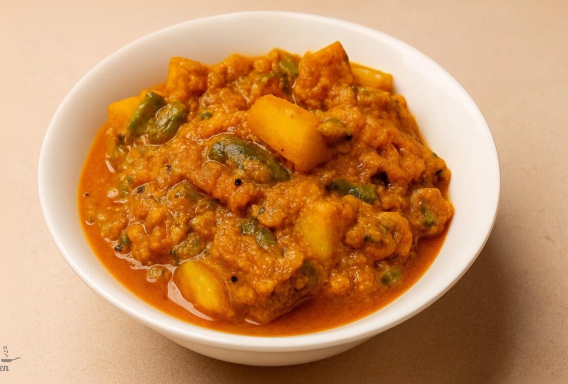 Batate Capsicum Sukke